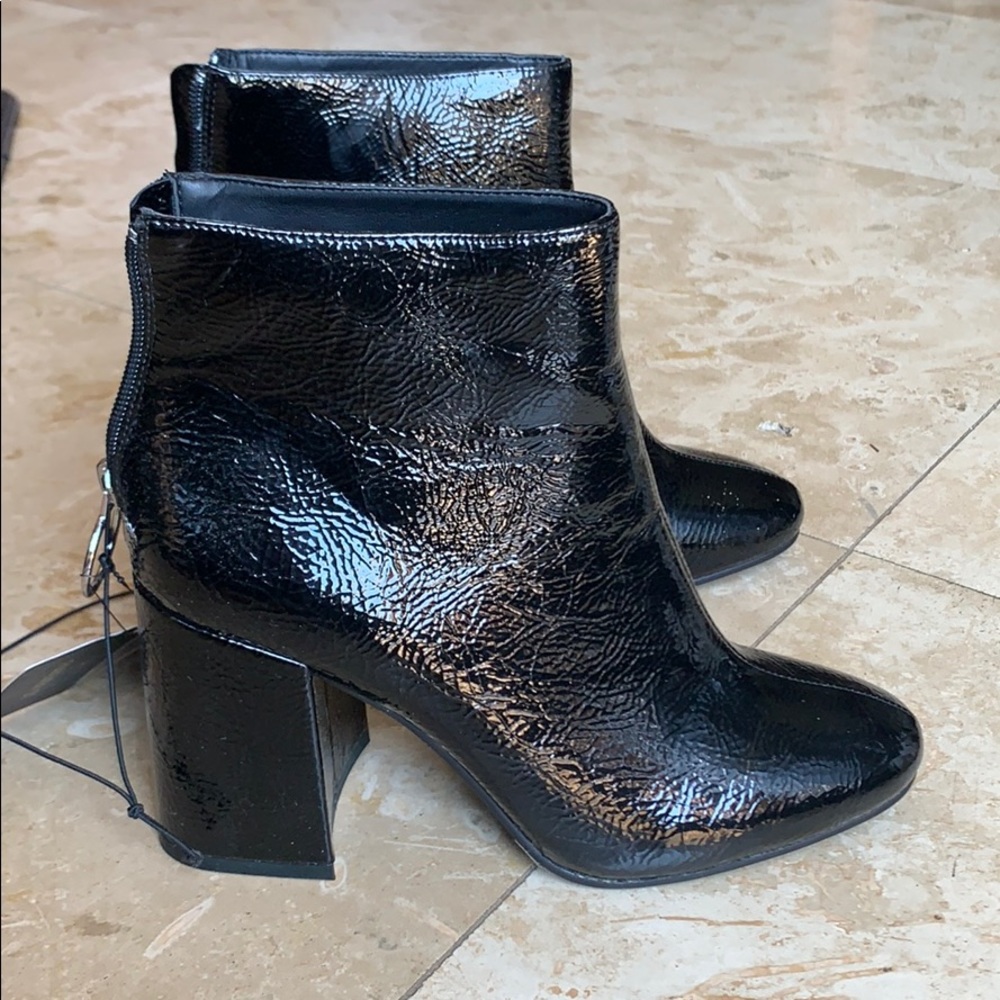Black ankle boots
